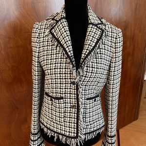 BLACK AND WHITE JACKET